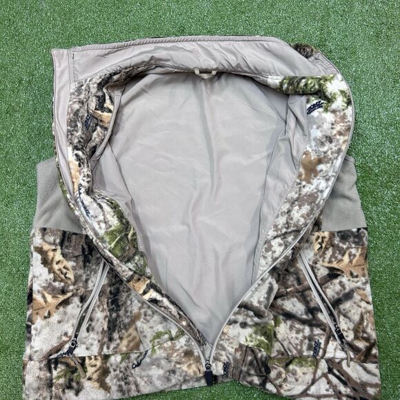 Cabela’s Full Zip Camouflage Fleece Vest Mens Size Large - Picture 6 of 10